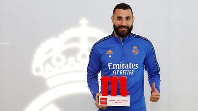 Benzema, Jugador Cinco Estrellas Mahou de abril