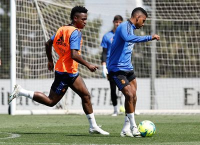 entrenamiento del real madrid