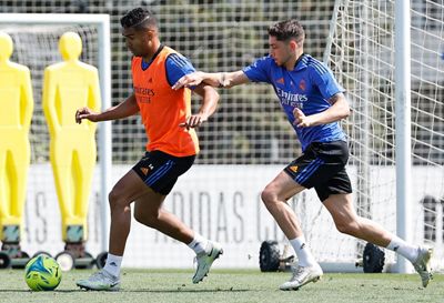 entrenamiento del real madrid