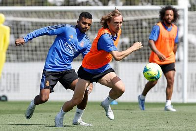 entrenamiento del real madrid