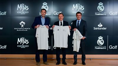 Emilio Butragueño recibe al presidente de la Diputación de Almería