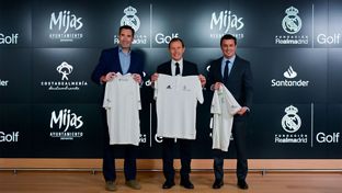 Emilio Butragueño recibe al presidente de la Diputación de Almería