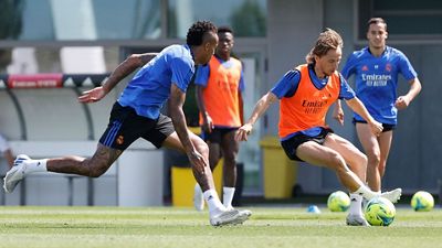 Abschlusstraining vor dem Spiel gegen Betis