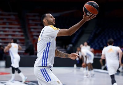 entrenamiento del real madrid de baloncesto en belgrado