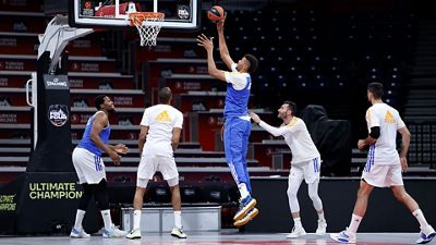 El equipo se entrenó en el Stark Arena