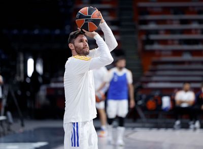 entrenamiento del real madrid de baloncesto en belgrado