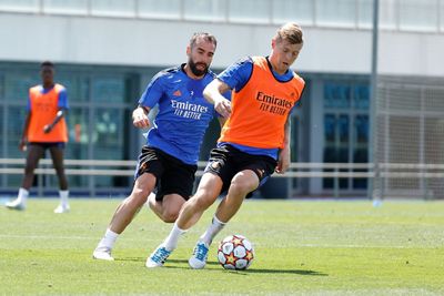 entrenamiento del real madrid