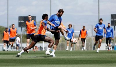 entrenamiento del real madrid