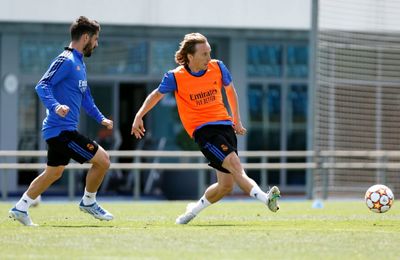entrenamiento del real madrid