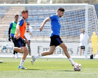 entrenamiento del real madrid