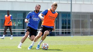 The team prepares for the Champions League final