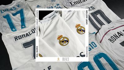 Historic Champions League jerseys up for charity auction