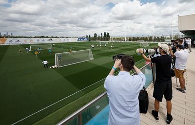 más de 100 medios de comunicación de todo el mundo en el uefa open media day