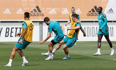 entrenamiento del real madrid