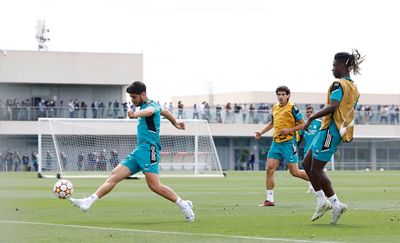 entrenamiento del real madrid