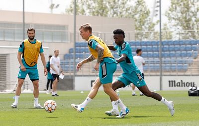 entrenamiento del real madrid