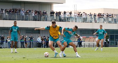 entrenamiento del real madrid