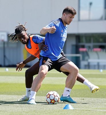 entrenamiento del real madrid