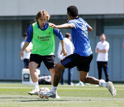 entrenamiento del real madrid