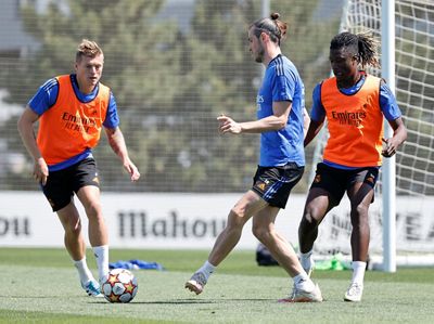 entrenamiento del real madrid
