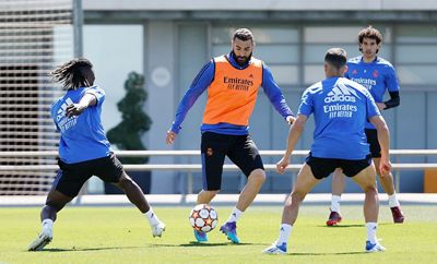 entrenamiento del real madrid