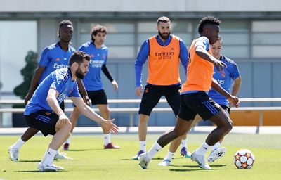 entrenamiento del real madrid