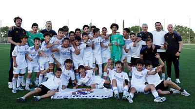 El Infantil B, campeón del Grupo I de la División de Honor