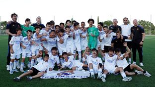 El Infantil B, campeón del Grupo I de la División de Honor