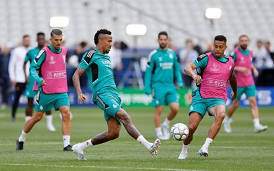 entrenamiento del real madrid en parís