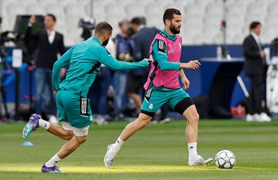 entrenamiento del real madrid en parís