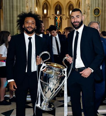 el rey de europa ofreció la decimocuarta y la liga a los madridistas