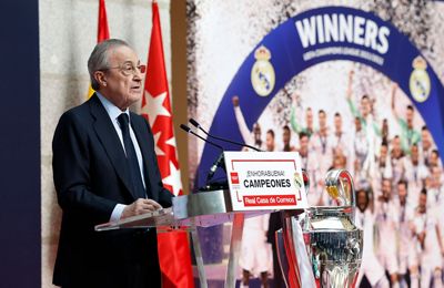 el rey de europa ofreció la decimocuarta y la liga a los madridistas