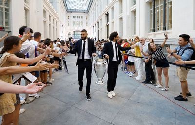 el rey de europa ofreció la decimocuarta y la liga a los madridistas