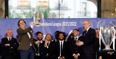 el rey de europa ofreció la decimocuarta y la liga a los madridistas