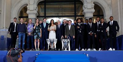 el rey de europa ofreció la decimocuarta y la liga a los madridistas