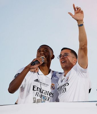 el madridismo celebró la decimocuarta en cibeles