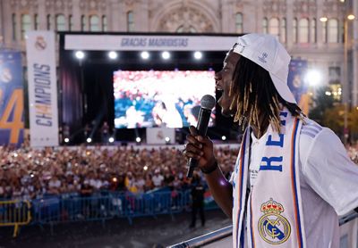 el madridismo celebró la decimocuarta en cibeles