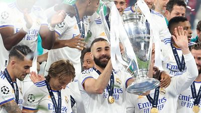 Benzema eleito melhor jogador da Champions 2021/22