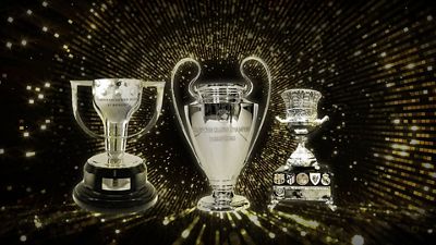 O Real Madrid encerra a temporada com três títulos: Champions, Liga e Supertaça de Espanha