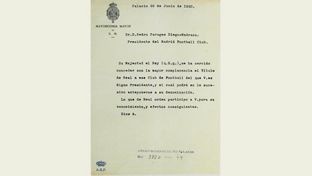 Se cumplen 102 años desde que el club recibió el título de Real