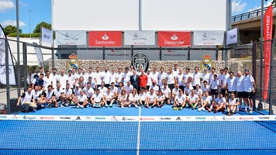 Butragueño inaugura el III Circuito de Pádel Fundación Real Madrid by Santander