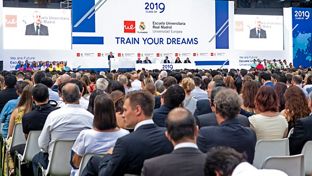 Graduation ceremony for last three cohorts of Real Madrid Graduate School - Universidad Europea students