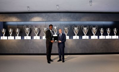 presentación de tchouameni como nuevo jugador del real madrid
