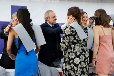 acto de graduación de las tres últimas promociones de la escuela universitaria real madrid universidad europea