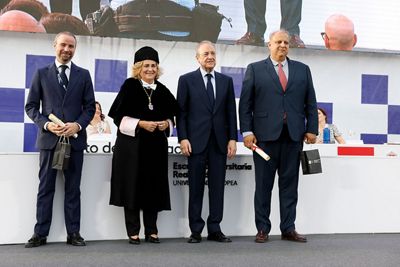 acto de graduación de las tres últimas promociones de la escuela universitaria real madrid universidad europea