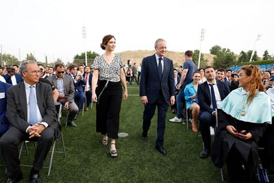 acto de graduación de las tres últimas promociones de la escuela universitaria real madrid universidad europea
