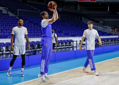 entrenamiento del real madrid de baloncesto