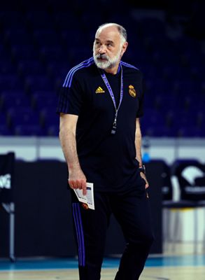 entrenamiento del real madrid de baloncesto