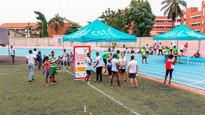 II maratón solidaria de Santo Tomé y Príncipe a favor de las escuelas de la Fundación