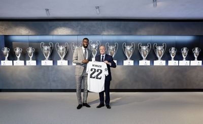 presentación de rüdiger como nuevo jugador del real madrid